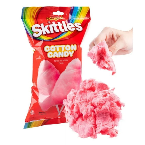 5 Pack Skittles Cotton Candy- Cotton candy flavored like the popular rainbow candy.