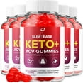 thumbnail image 1 of (5 Pack) Slim Ease Keto ACV Gummies - Slim Ease Apple Cider Vinegar Gummy Supplement for Energy - SlimEase Keto Gummies Dietary Supplement (300 Gummies), 1 of 7