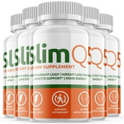5 Pack Slim Q5 - Keto Weight Loss Formula - Energy & Focus Boosting Dietary Supplements for Weight Management & Metabolism - Advanced Fat Burn Raspberry Ketones Pills - 300 Capsules