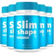 5 Pack Slim Shape Advanced Weight Management Support Pills, SlimShape Maximum Strength Daily Multivitamin Supplement 300 Capsules
