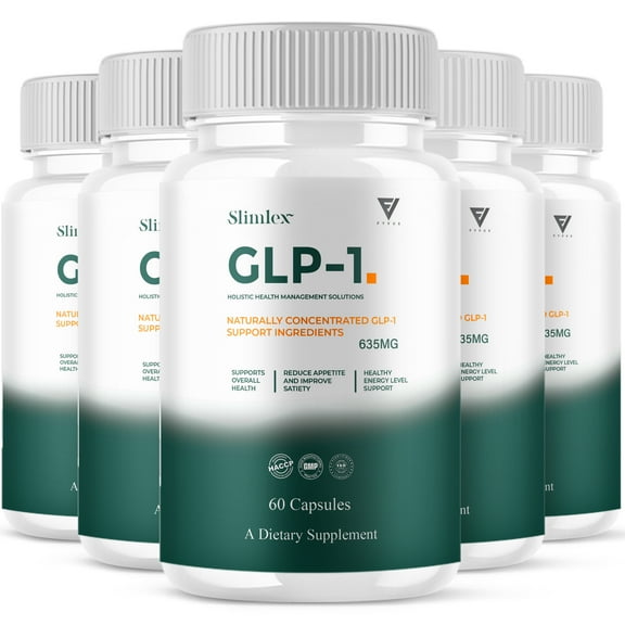 (5 Pack) Slimlex Capsules Slimlx Maximum Strength Wellness Pills (300 Capsules)