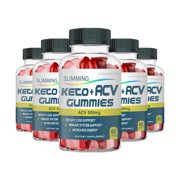 (5 Pack) Slimming - Slimming Keto + ACV Weight Support Gummies