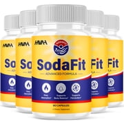 5 Pack SodaFit Capsules, Soda Fit Weight Management Pills 300 Capsules