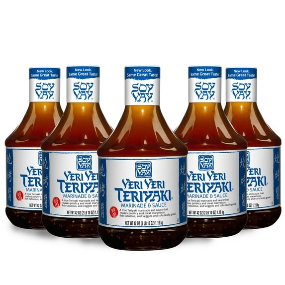 5 Pack | Soy Vay Veri Veri Teriyaki Sauce, 42 oz.