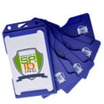 thumbnail image 1 of 5 Pack Specialist ID Multiple Card ID Badge Holders - Heavy Duty Rigid / Hard Plastic (Blue), 1 of 5