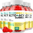 thumbnail image 1 of 5 Pack Speedy Keto ACV Gummies Speedy ACV Advanced Keto Formula Plus Apple Cider Vinegar Keto Gummies Dietary Supplement B12 Beet Root Juice Men Women 300 Gummies, 1 of 8
