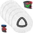 thumbnail image 1 of 5 Pack Spin Mop Replacement Head Refill EasyWring Mop Head, Microfiber Spinning Mop Heads Replacements Mop Replace Head, 1 of 11