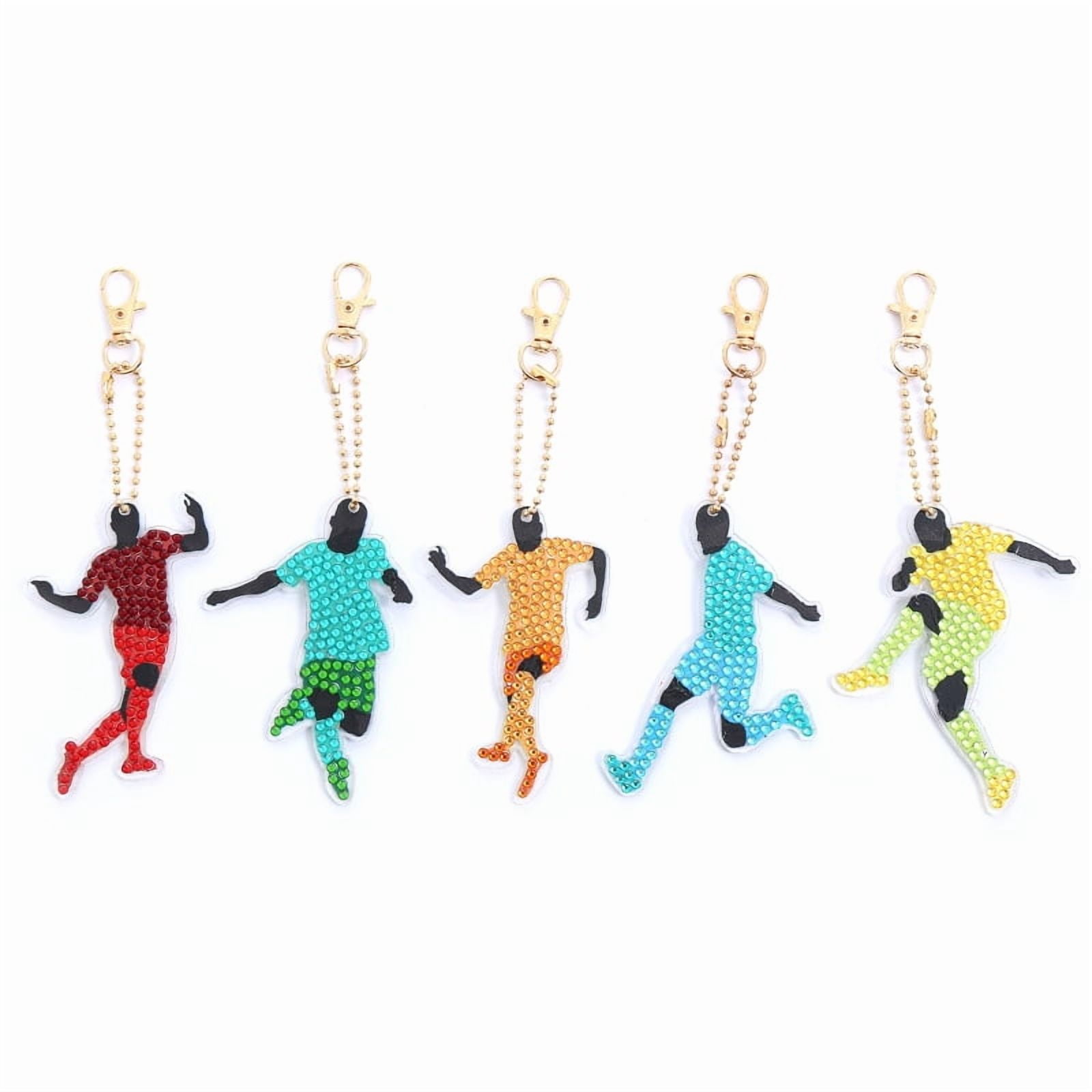 5-Pack Sports Series DIY Diamond Keychain Set - AA990 - Walmart.com