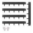 thumbnail image 1 of Steel Landscape Edging 5 Pack - 39x4in Rustproof Garden Border, Black Metal Lawn Edging for Flower Beds, Flexible Yard Edging for Landscaping, 1 of 11
