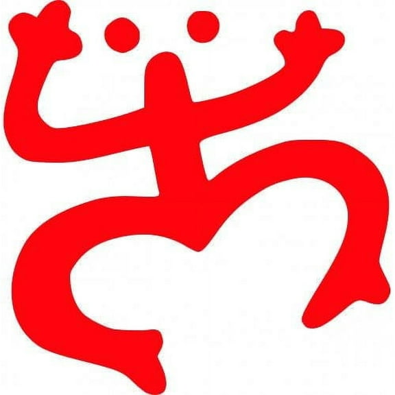 5 Pack - StickerDad Coqui Frog Puerto Rico - Size: 4", Color: Red - Windows, Walls, Bumpers, Laptop, Lockers, etc.