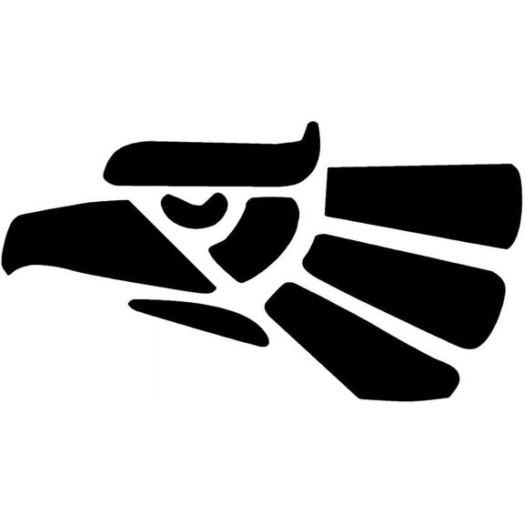 5 Pack - StickerDad MX Eagle Mexican Pride Eagle Vinyl Decal by StickerDad - Size: 5 inch, Color: Black - Windows, Walls, Bumpers, Laptop, Lockers, etc.