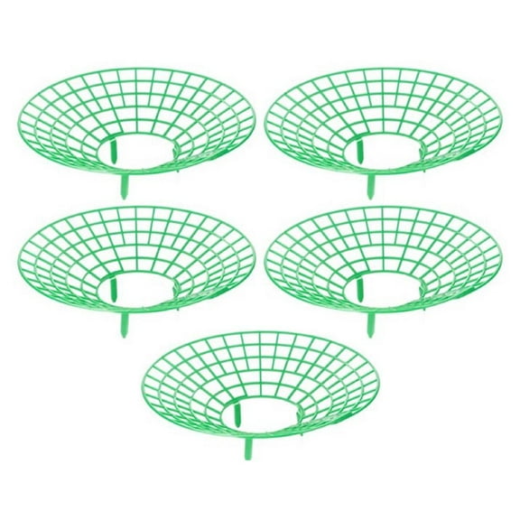5 Pack Strawberry Plant Support Cages, Plastic Growing Racks, Reusable Berry Protector Frame to Keep Fruit Clean, Garden Gift