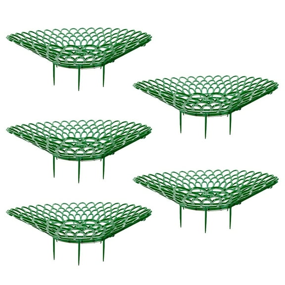 5 Pack Strawberry Supports, Strawberry Stand with 3 Sturdy Legs, Strawberry Growing Racks, Strawberry Growing Frame, Protecting Strawberry Plants from Mold, Rot and Dirt, Green
