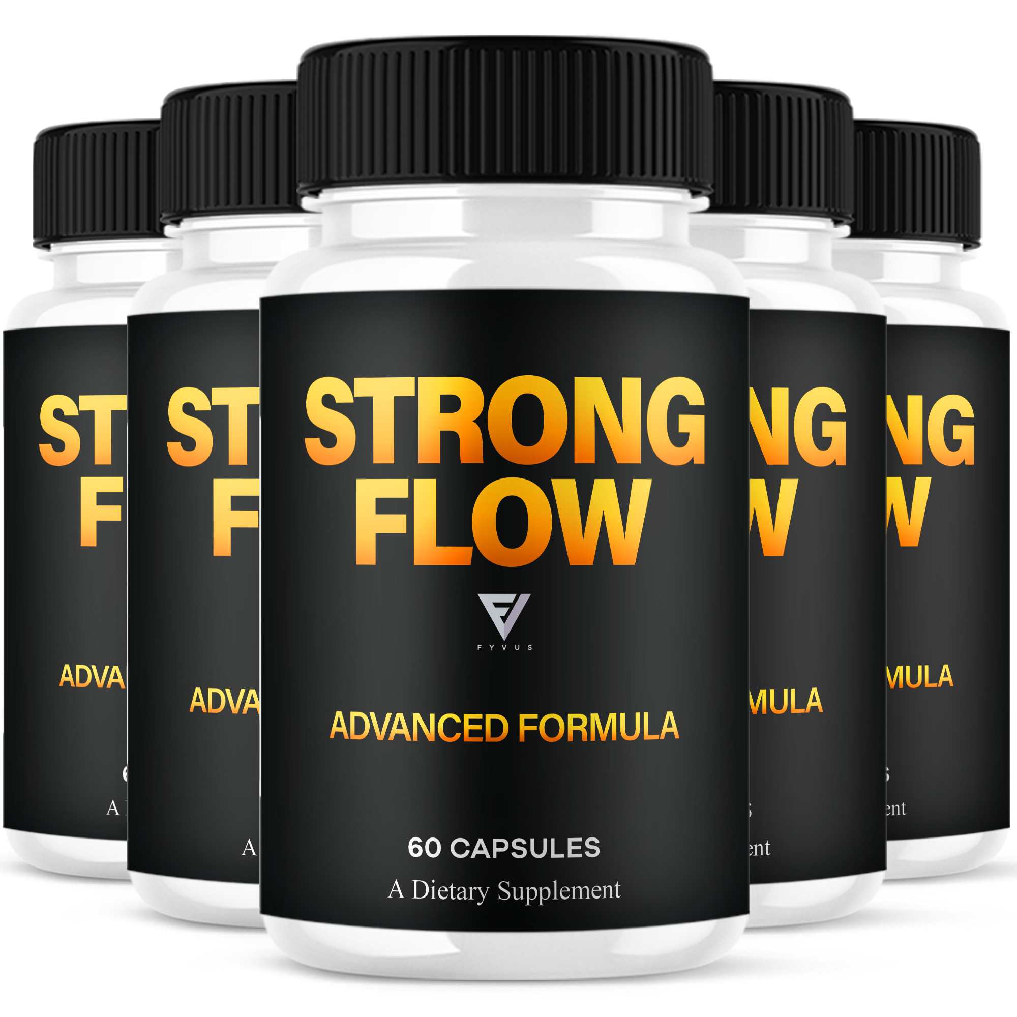 (5 Pack) Strong Flow Prostate Capsules, StrongFlow Max Formula (300 Capsules)