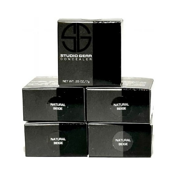 5 Pack Studio Gear Concealer Natural Beige 0.25 oz