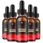 5 Pack Sugar Defender Drops Maximum Strength Formula Supplement for Health and Wellness Reviews SugarDefender 300ML