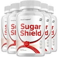 thumbnail image 1 of (5 Pack) Sugar Shield Supplement, Sugar Shield Blood Support Pills, Sugar Shield Extra Strength Formula, Sugar Shield Advanced Formula Capsules, Sugar Shield Natural Blood Support (300 Capsules), 1 of 7