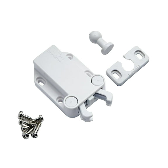 5 Pack Sugatsune LAMP Non-Magnetic Touch Latch Safe Push Latch, White