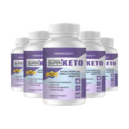 (5 Pack) SuperKeto - SuperKeto Weight Loss Formula