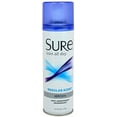 thumbnail image 1 of 5 Pack Sure Anti-Perspirant Deodorant Aerosol Spray Regular Scent 6oz Each, 1 of 1
