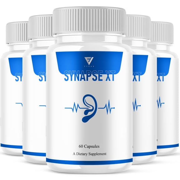 (5 Pack) Synapse XT Hearing Support, Synapse XT Formula (300 Capsules)