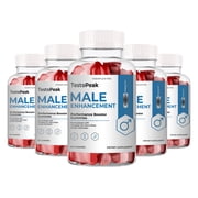 5 Pack Testo Peak - Testo Peak Mens Gummies