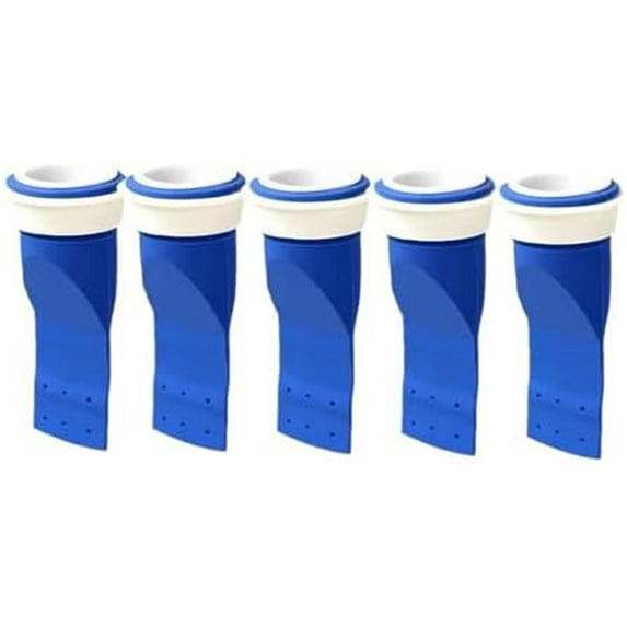 5 Pack Thickened Adjustable Silicone Floor Drain Backflow Preventer, Anti-Odor Sewer Core, One-Way Valve Fits 40mm to 50mm Drain Pipe, Deodorant Seal for Bathroom Kitchen Shower