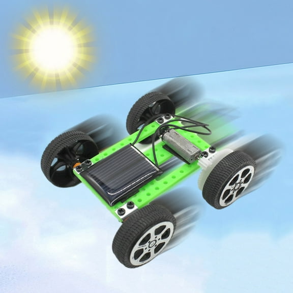 5 Pack Thousand Water Star Mini Generation Solar Car Diy Assembly Experiment Toy Technology Small Production Toys Gifts