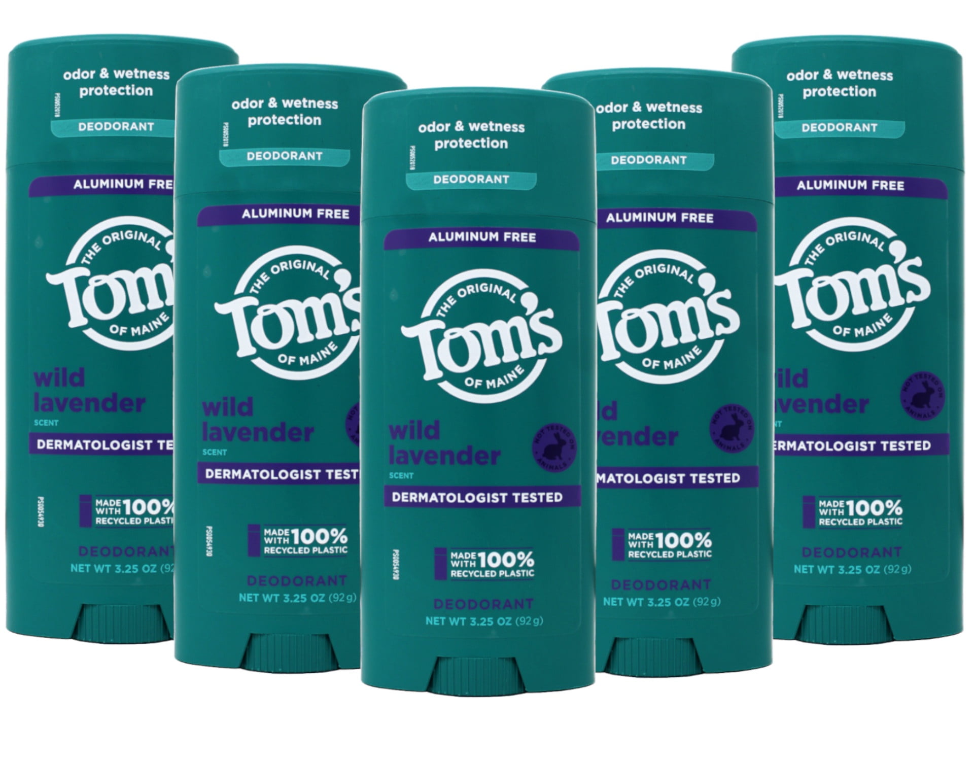 5 Pack - Tom'S Of Maine Wild Lavender Natural Deodorant For Women