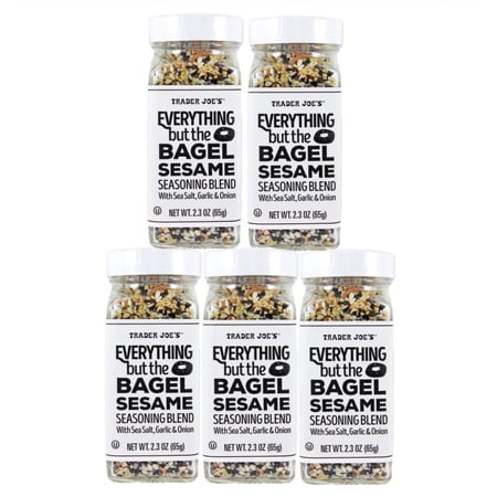 5 Pack | Trader Joe's Everything But The Bagel Sesame Seasoning Blend, 2.3 oz