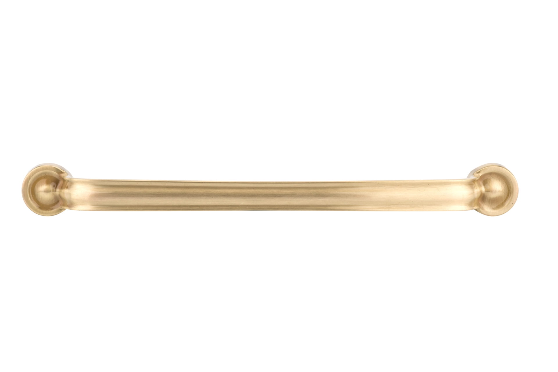 5-Pack Traditional Style 7-9/16" (192mm) Center To Center, Overall Length 9-7/32" (234mm) Satin Brass Kitchen Cabinet Handle Pull