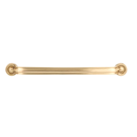 5-Pack Traditional Style 7-9/16" (192mm) Center To Center, Overall Length 9-7/32" (234mm) Satin Brass Kitchen Cabinet Handle Pull