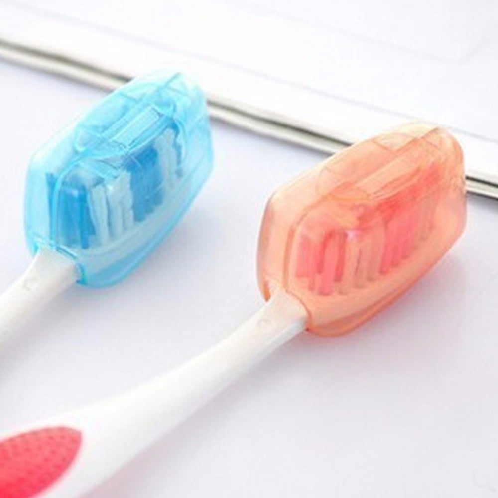 5 Pack Travel Toothbrush Head Covers, Portable Toothbrush Pod Caps Case Protector for Home and Outdoor