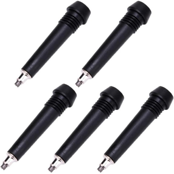 5 Pack Trekking Poles Carbide Tips Replacement Universal Tungsten Steel Rod End Tip for Outdoor Hiking Stick Cane Climbing Walking Pole Gear Worn Repair Accessories