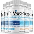 thumbnail image 1 of (5 Pack) TriVexa - Total Body Wellness - Dietary Supplement for Focus, Memory, Clarity, & Energy - Advanced Cognitive Support Formula for Maximum Strength - 300 Capsules, 1 of 3