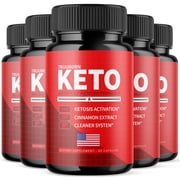 5 Pack Truuburn Keto Diet Pills with Truuburn Keto Advanced Formula True Burn Tablets for Appetite Control & Suppressants 300 Capsules