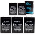 thumbnail image 2 of SigmasTek SP6-4.5 Emergency Light Replacement Battery – 6V 4.5AH, T1 Terminal, SLA AGM For Lithonia ELB06042 2 of 5