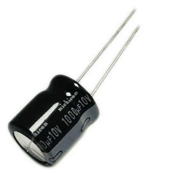 5 Pack UPL1A102MHH6TO CAPACITOR, ELECT ALUMINUM , NON SOLID, POLARIZED, 10 V, 1000 uF, THROUGH HOLE MOUNT, Negative Tolerance 20.0 %