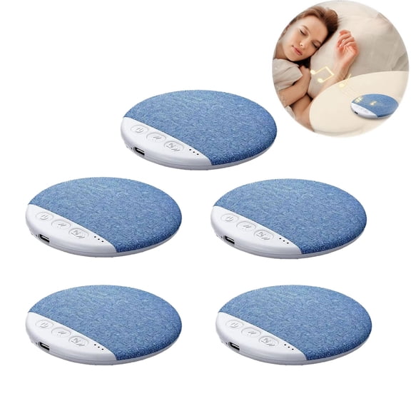 5 Pack Under Pillow Bluetooth Sleep Speaker with White Noise, 30/60/90 Mins Timer Options, Mini Bluetooth Sleep Aid for Adults, Kids, Side Sleepers