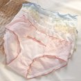 thumbnail image 1 of 5 Pack Underwear for Juniors Girls Summer Lightweight Briefs 14-17 Years Teens Solid Breathable Multipack Stretchy Mid Waisted Panties, 1 of 8