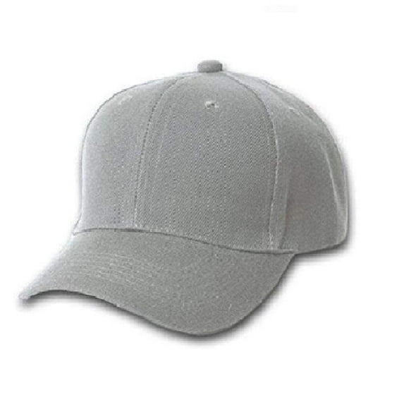 5 Pack Unisex Plain Polyester Baseball Caps Solid Color Adjustable Hats