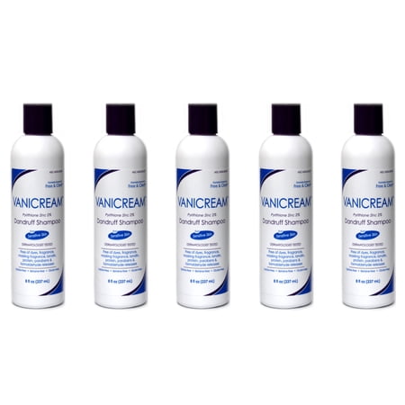 5 Pack Vanicream Medicated Anti-Dandruff Shampoo 8oz Each