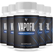 5 Pack Vapofil Premium Health Management & Overall Wellness Supplement 300 Capsules