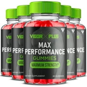 5 Pack Vigor Plus Gummies VigorPlus Maximum Performance 300 Gummies