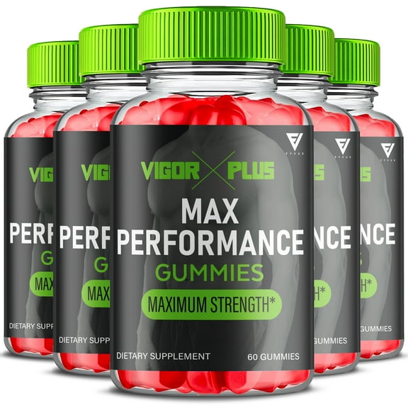 (5 Pack) Vigor Plus Gummies VigorPlus Maximum Performance (300 Gummies)