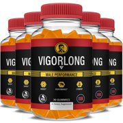 (5 Pack) VigorLong Performance Gummies, Vigor Long Max Support (5 Month Supply)