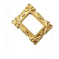 thumbnail image 1 of 5 Pack Vintage Gold Mini Picture Frames, Resin Ornate Photo Holders with Round Irregular Shapes, for Jewelry Cosmetic Display, Home Tabletop Decor, Wedding Favor Gift, 1 of 7