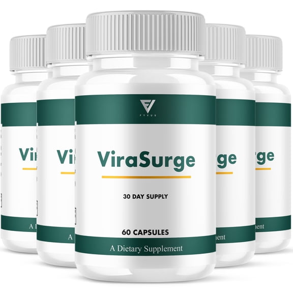 (5 Pack) Vira Surge Advanced Performance, ViraSurge Max Strength (300 Capsules)