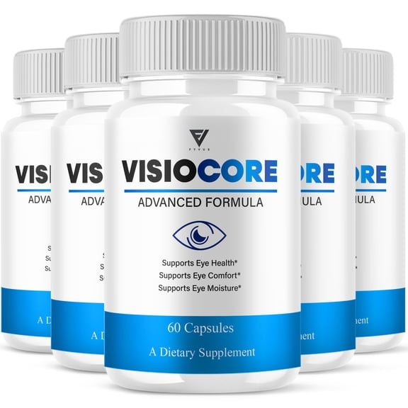 (5 Pack) VisioCore Advanced Formula, Vision Core Eye Care Support (300 Capsules)