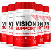 5 Pack Vision Support Capsules, VisionSupport Sight Support 300 Capsules
